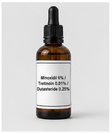 Minoxidil, Tretinoin and Dutasteride Treatments for Male Hair Loss
